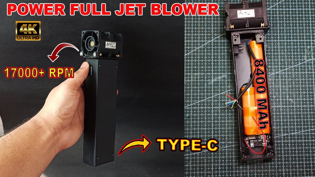 How to make a powerful Air Blower Using old server Fan.