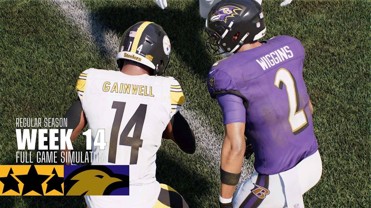 Steelers vs. Ravens | 2025-26 Season Week 14 | Madden NFL 26 Simulation