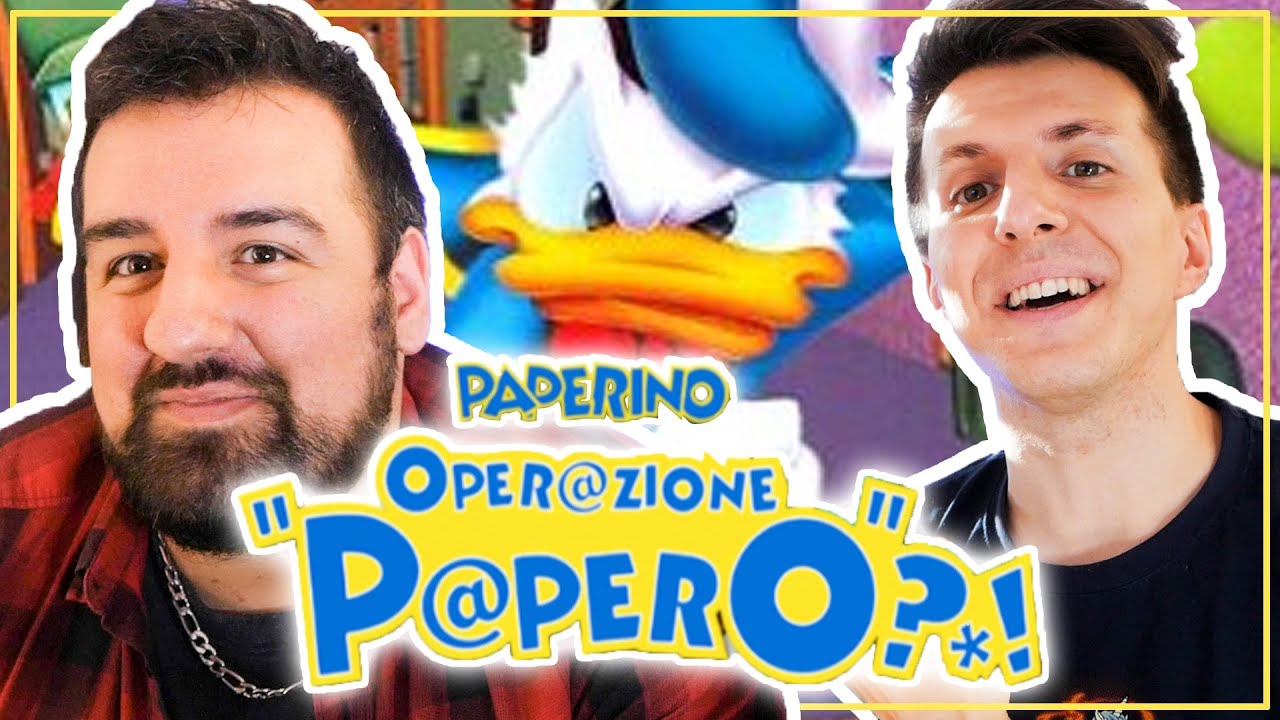 Paperino Operazione Papero con un Autore di Topolino