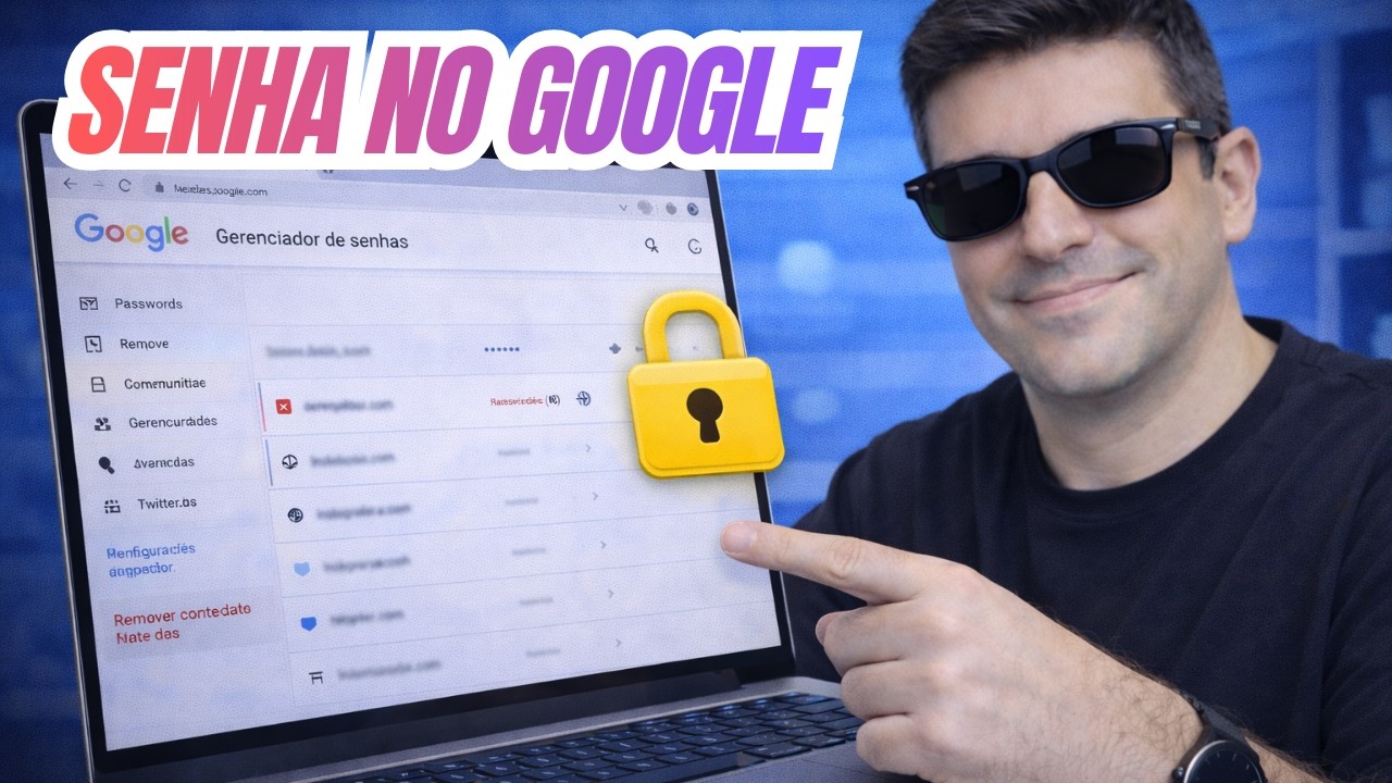 COMO VER AS SENHAS SALVAS NO GOOGLE PELO NOTEBOOK 🔐💻