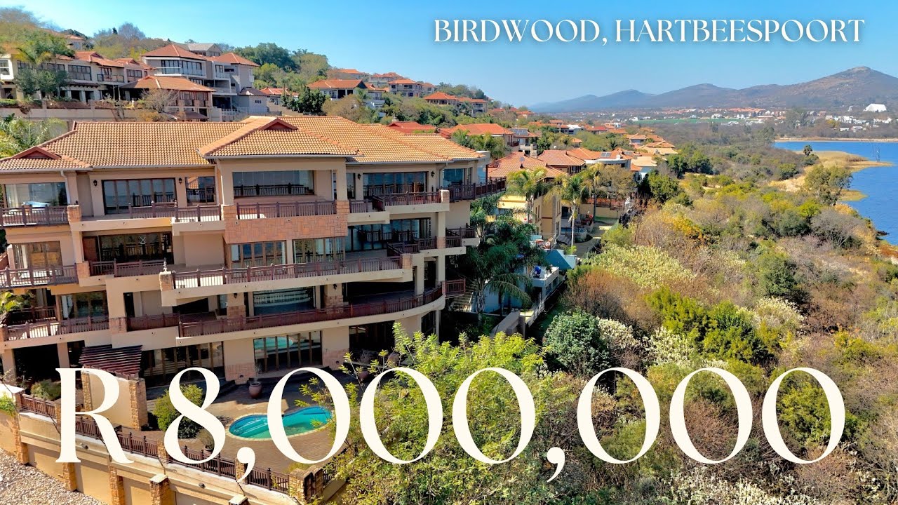 FOR SALE 6-Bedroom 5-Story Luxury With All Consuming Views Over Hartbeespoort Dam, Birdwood Estate