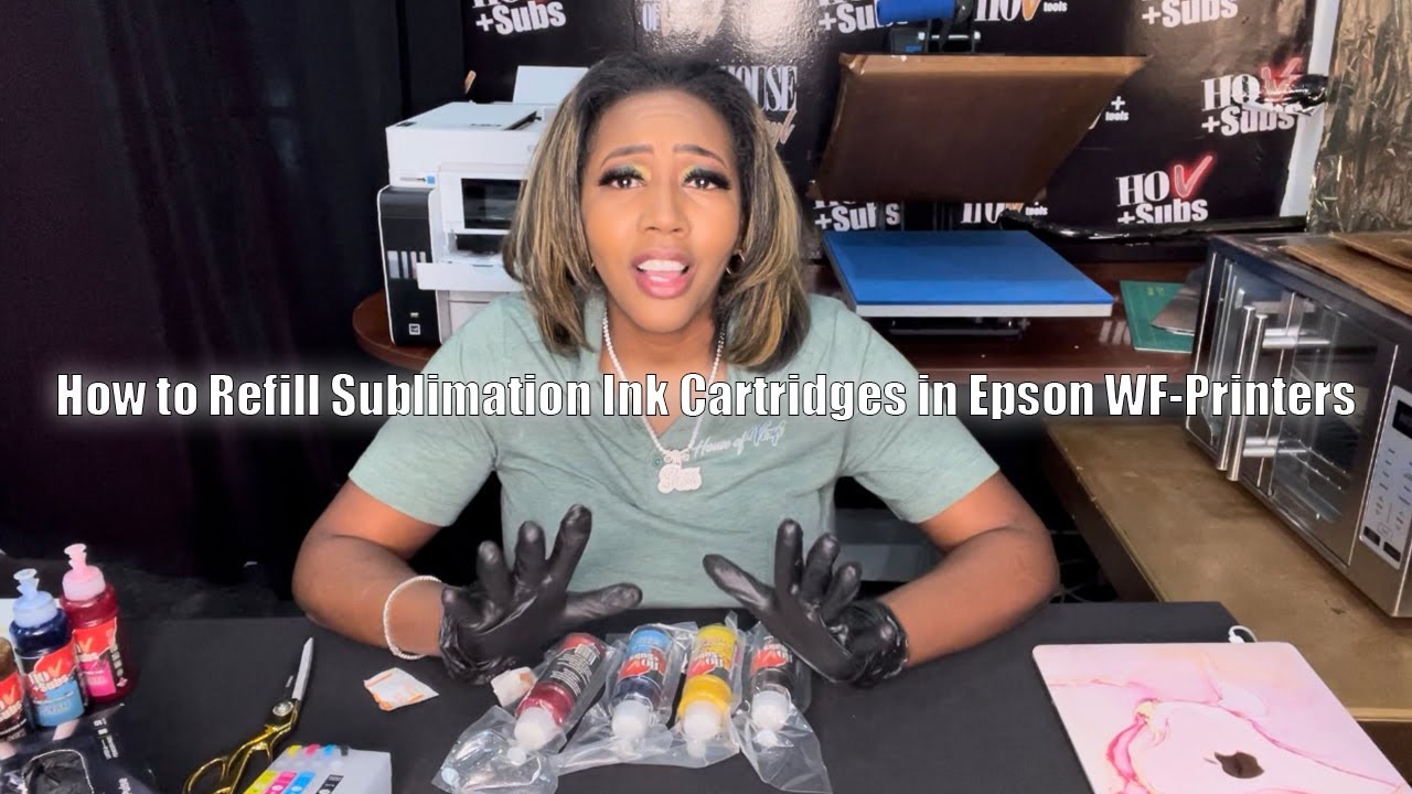 How to Refill Sublimation Ink Cartridges in Epson WF-Printers