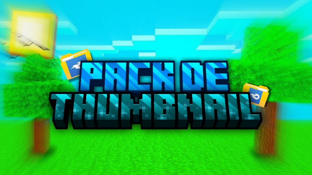 PACK DE THUMBNAIL PARA MINECRAFT