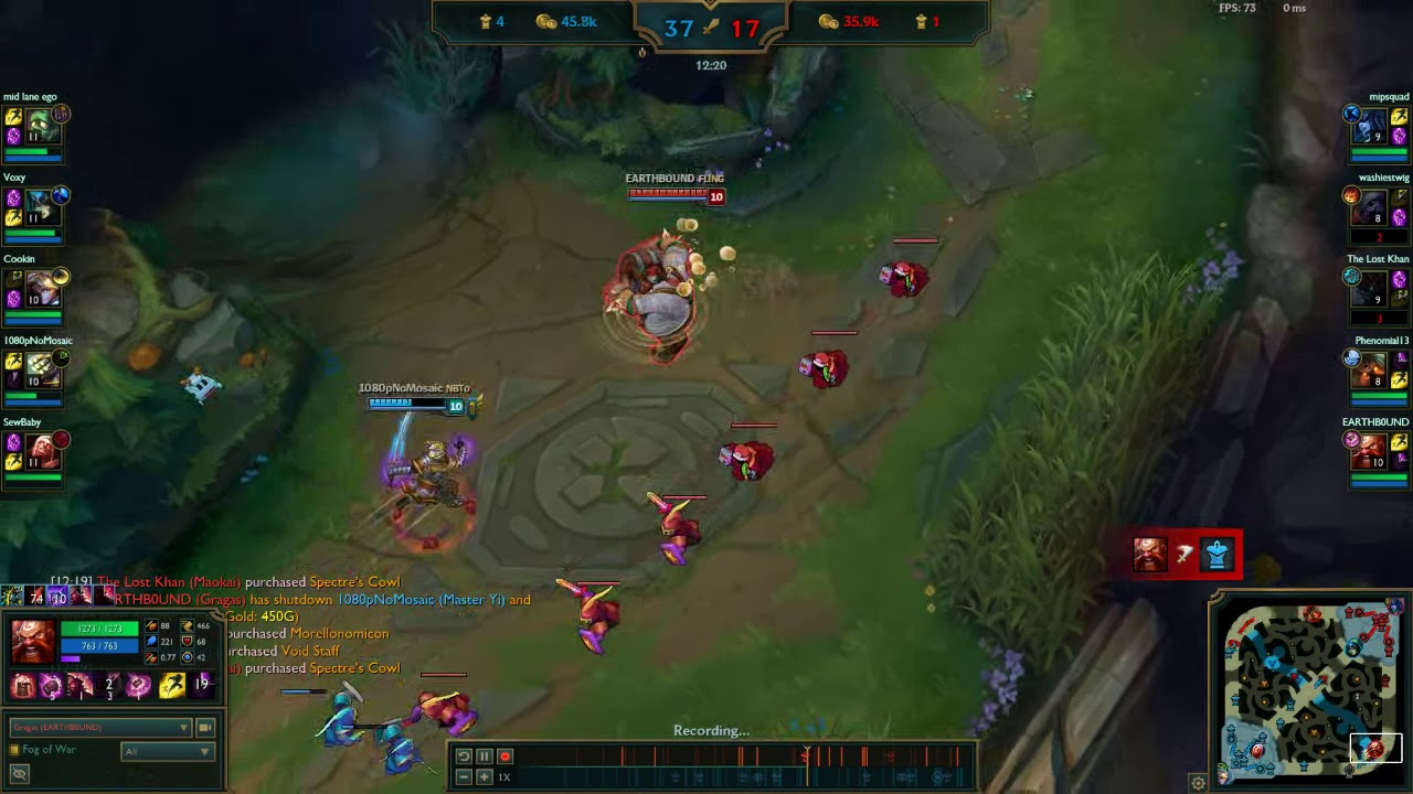 AP Gragas burst combo