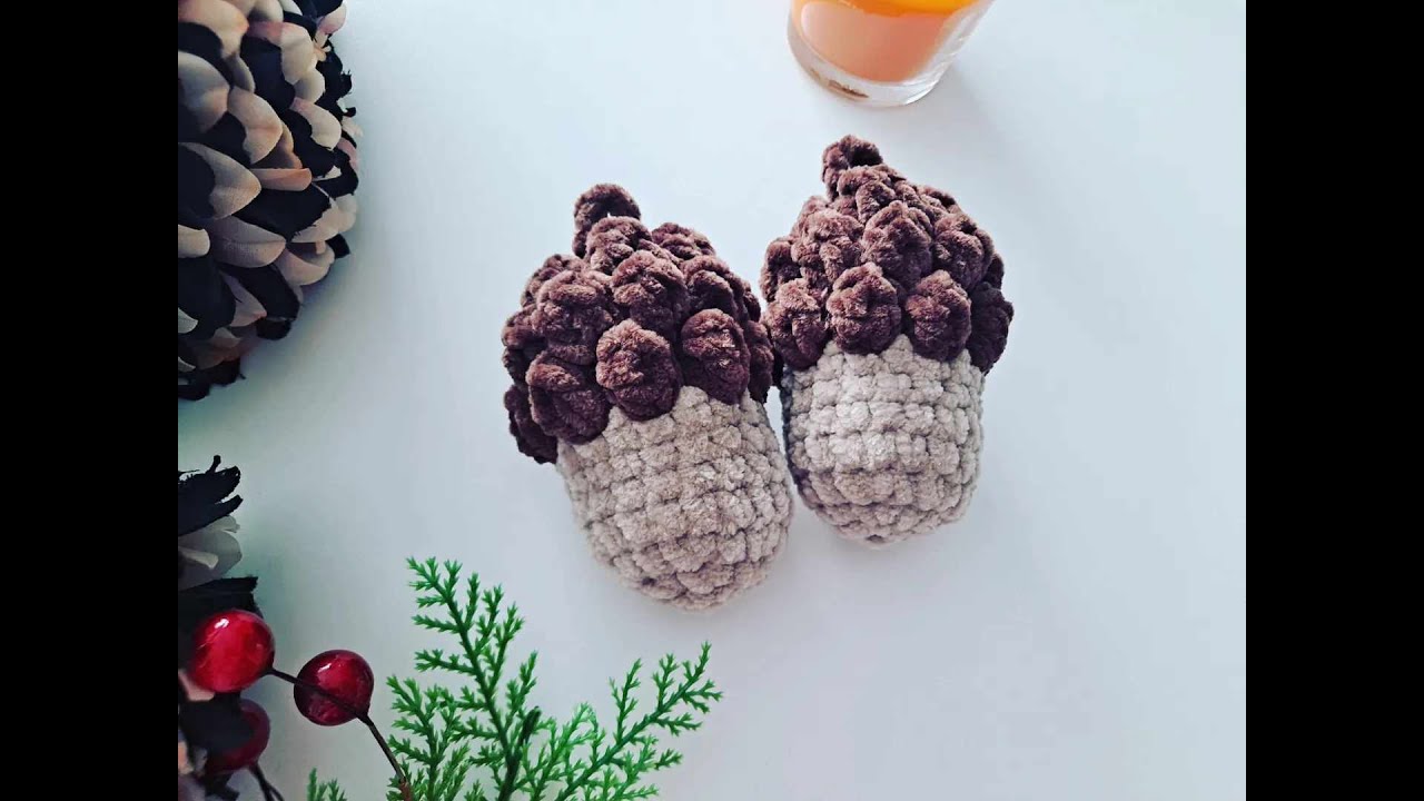 Jak zrobić źołędzia na szydełku - crochet acorn