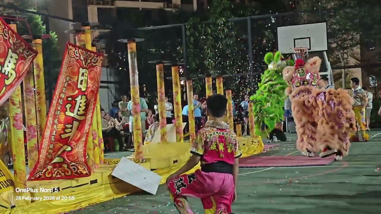 Lion dance 28 Feb 26 part 5 (final: dismount)