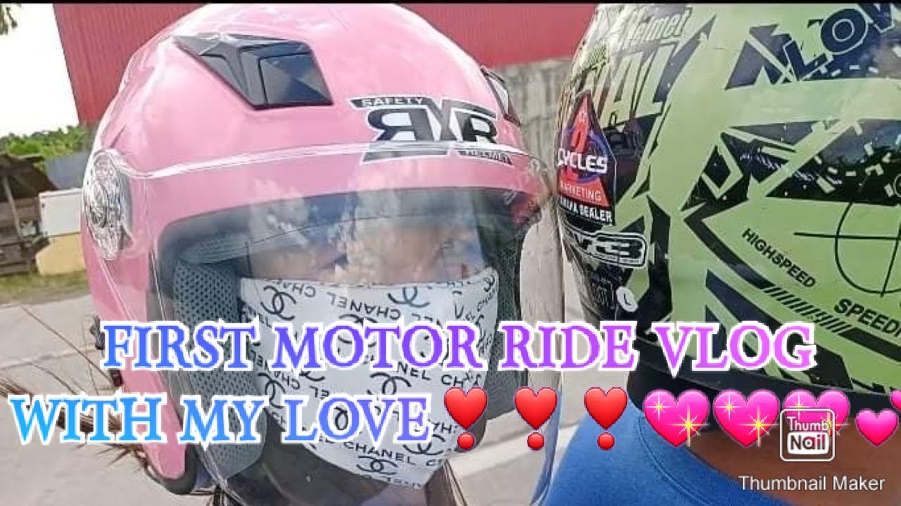 MY FIRST MOTOR RIDE VLOG WITH MY LOVE || FROM STO. TOMAS TO KAPALONG PUBLIC MARKET