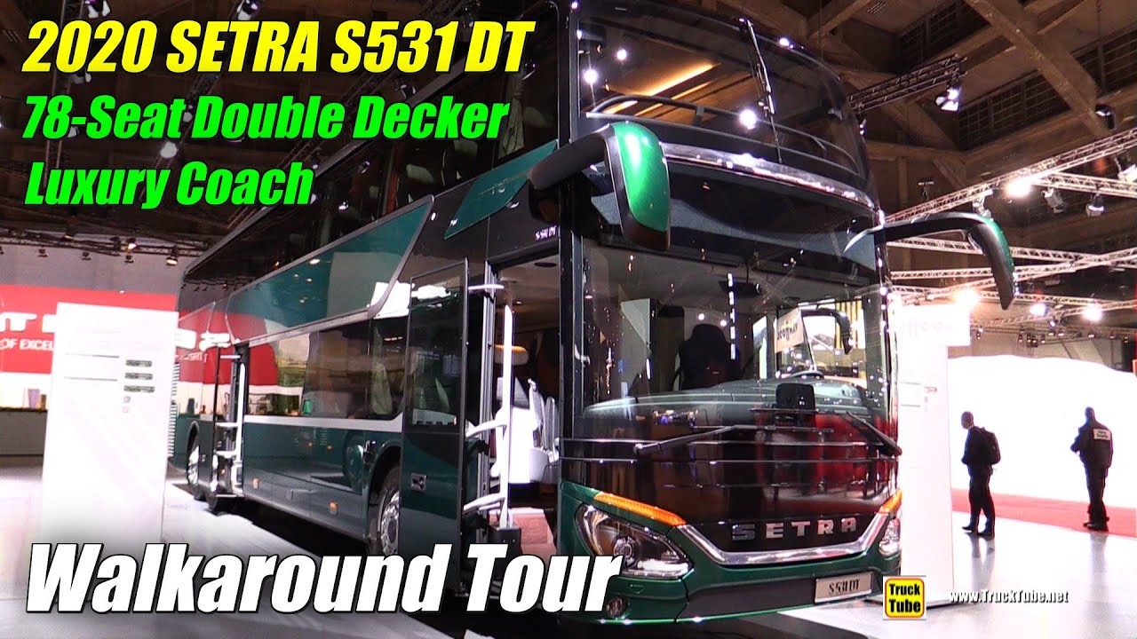2020 Setra S531 DT Double Decker 78-Seat Luxury Coach - Exterior Interior Walkaround