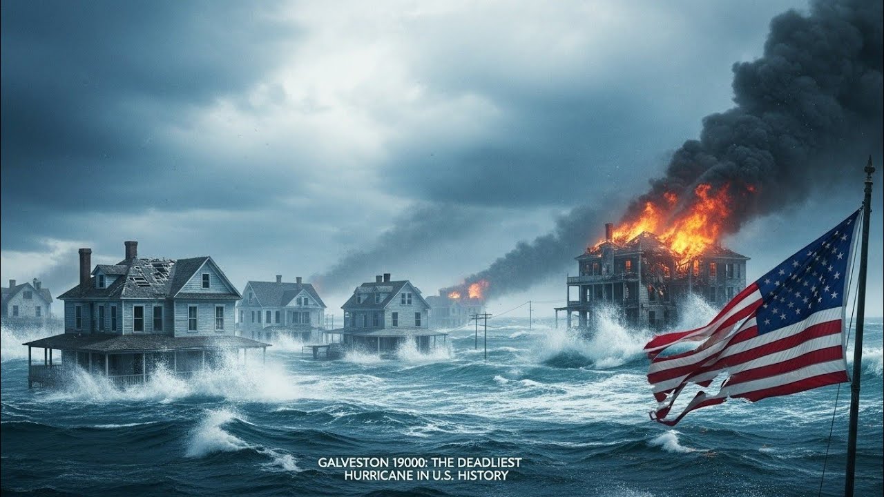 The Deadliest Hurricane in U.S. History. Galveston 1900 😱🌊
