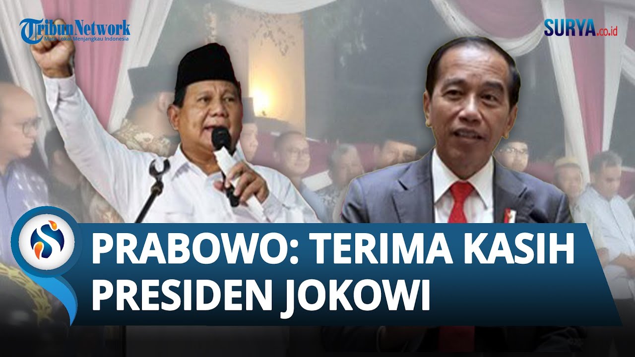 [FULL] Pidato Kemenangan Prabowo Seusai Menang Pilpres: Terima Kasih pada Presiden Jokowi