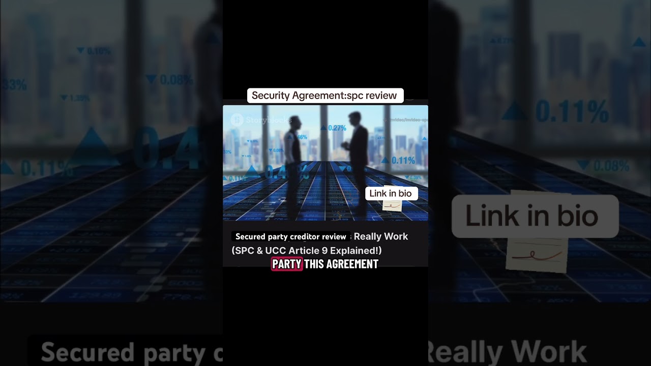 Security agreement :secured party creditor review next pt 