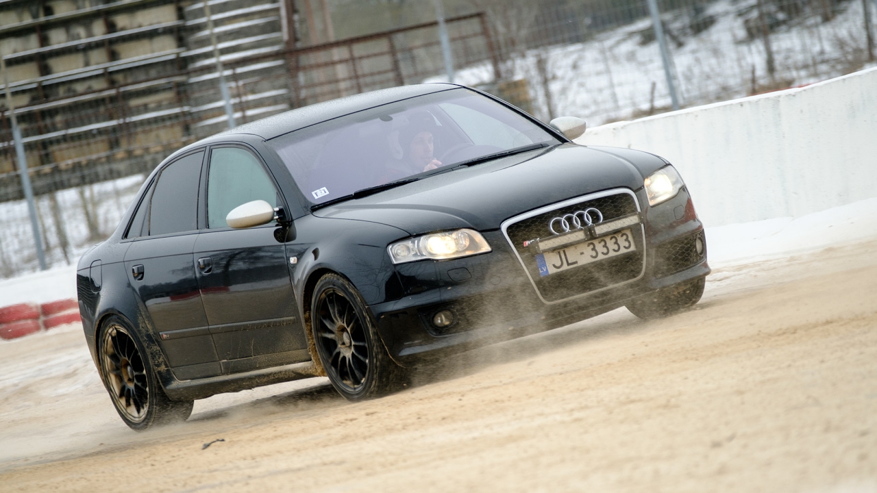 AUDI's snow drift and action | RS4/RS2/URQ