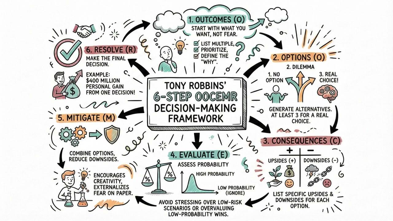 6 Steps to Making a Decision By Tony Robbins