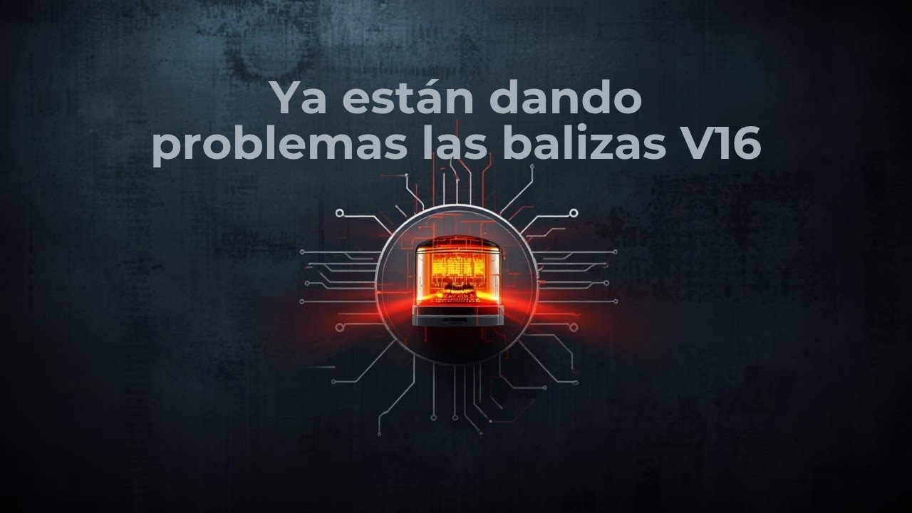 Ya están dando problemas las balizas V16 