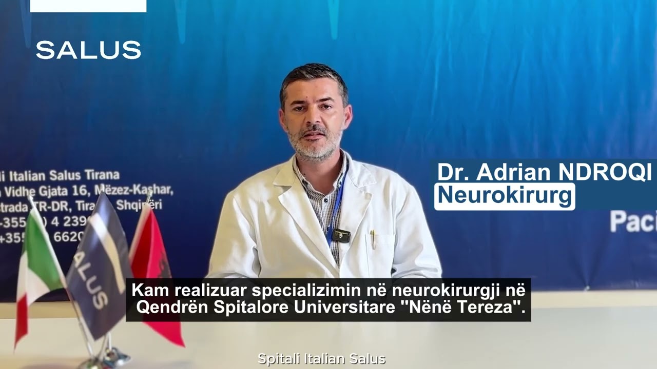 Dr. Adrian Ndroqi neurokirurg i bashkohet Spitalit Italian Salus