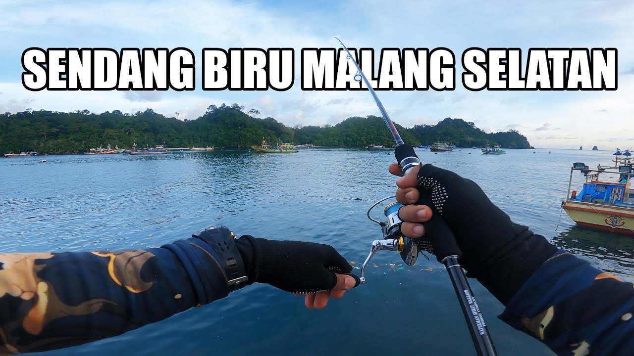 HASIL MANCING DASARAN DI SENDANG BIRU YANG BANYAK SAMPAH BERTEBARAN DI LAUTNYA
