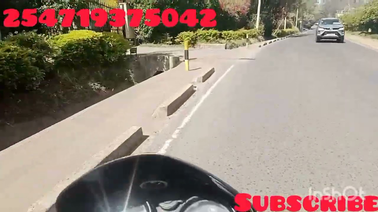 Cruising Through The Beautiful 🛣️Roads Of Karen,,,, have a look ❤️♥️
