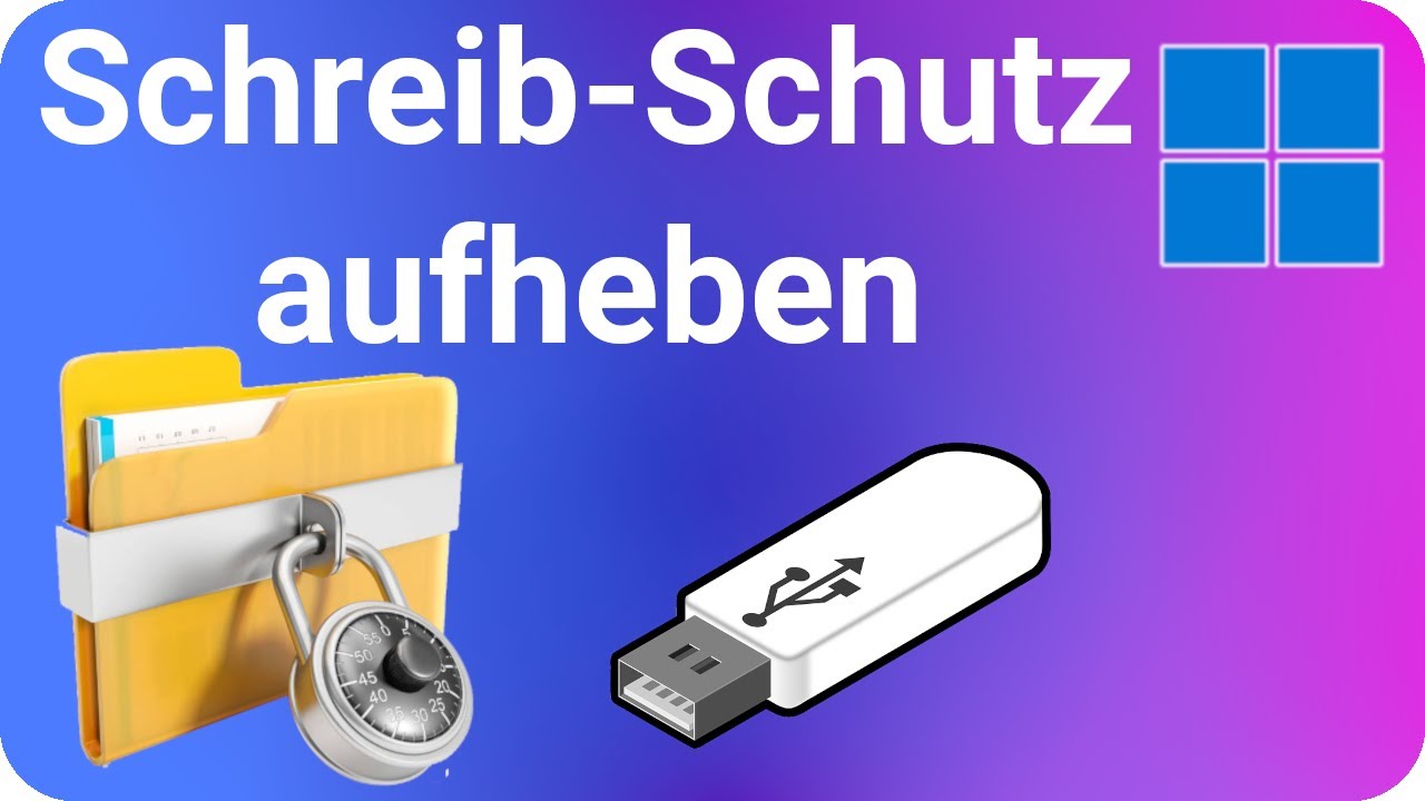 Schreibschutz aufheben USB Stick | SD Karte | Festplatte