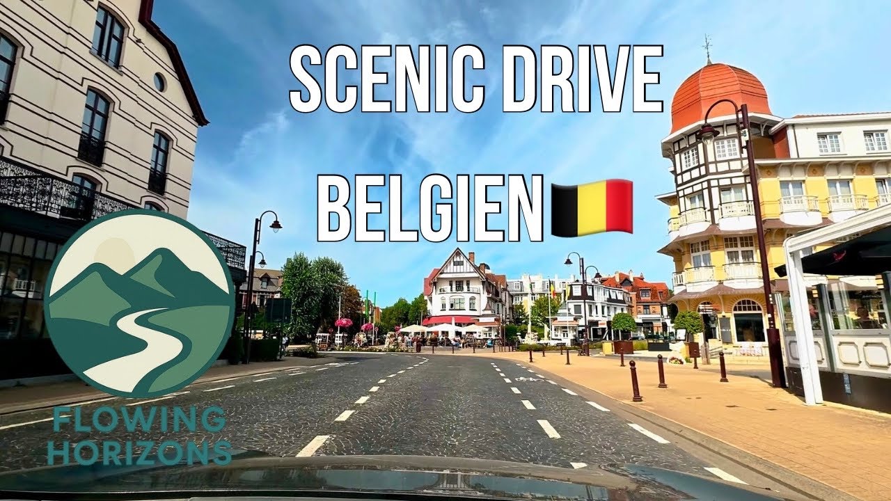 Panoramic Drive from Aachen to De Haan | Belgium Roadtrip 4K 🚗🌊🇧🇪