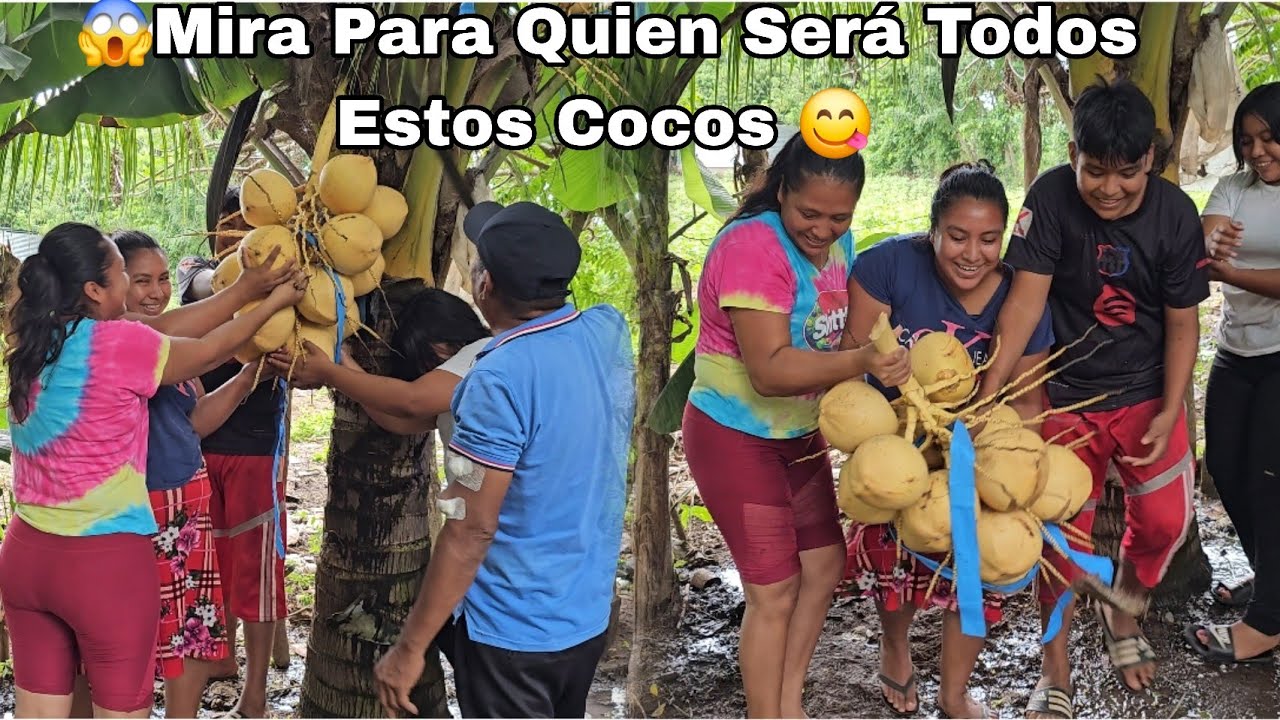 😱Mira Aquien Iremos A Visitar 😍Le Llevaremos Todos Estos Cocos 😋