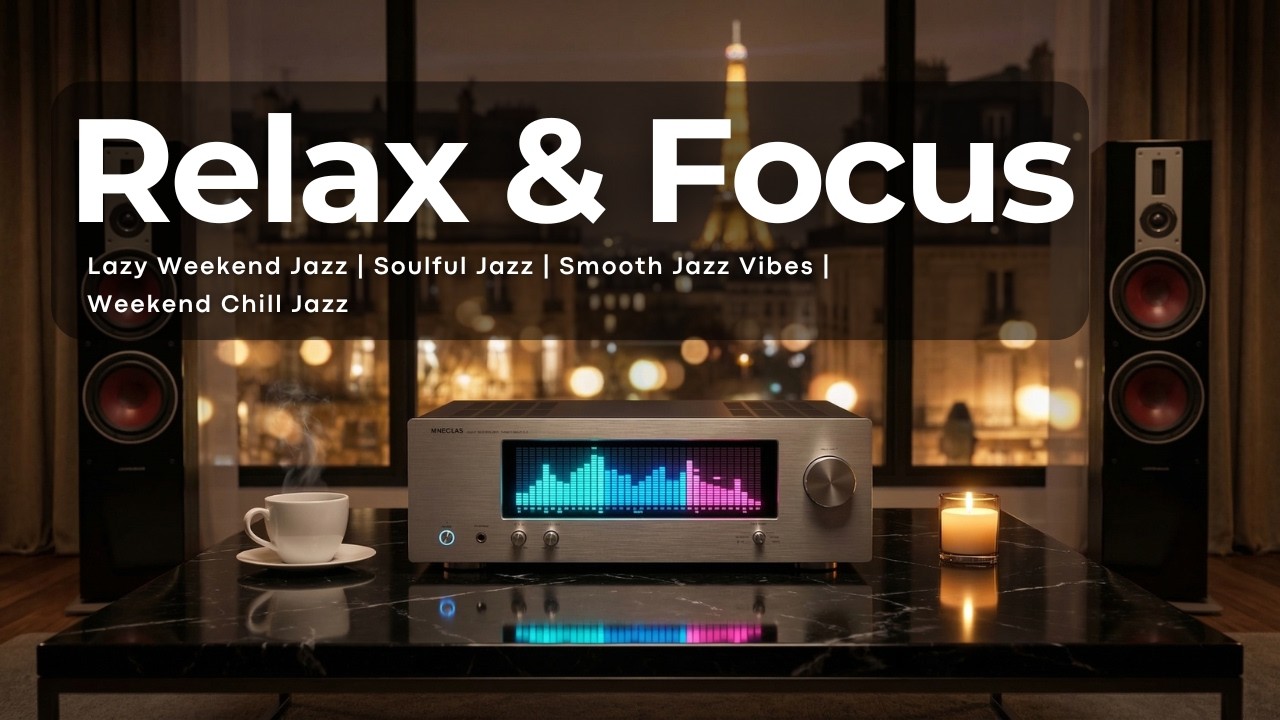 Smooth Jazz & Soul R&B Instrumental – Cozy Weekend Melodies for Relax & Focus