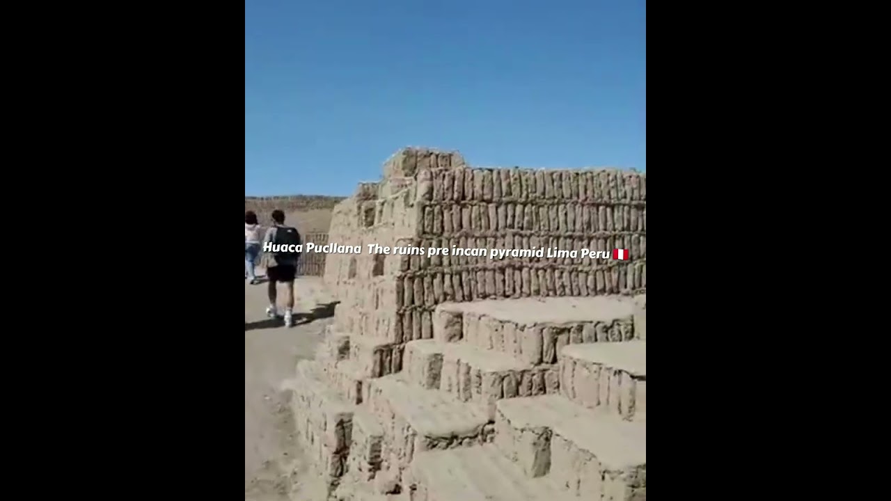 Huaca Pucllana The Ruins pre incan pyramid Lima peru 🇵🇪  such a beautiful place