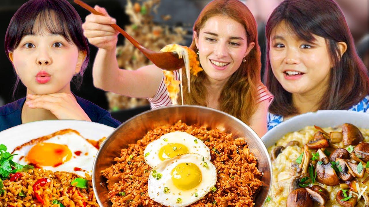 인도네시아, 이탈리아, 한국인이 서로의 '볶음밥'을 바꿔먹어본다면? | 나시고렝, 리조또, 김치볶음밥