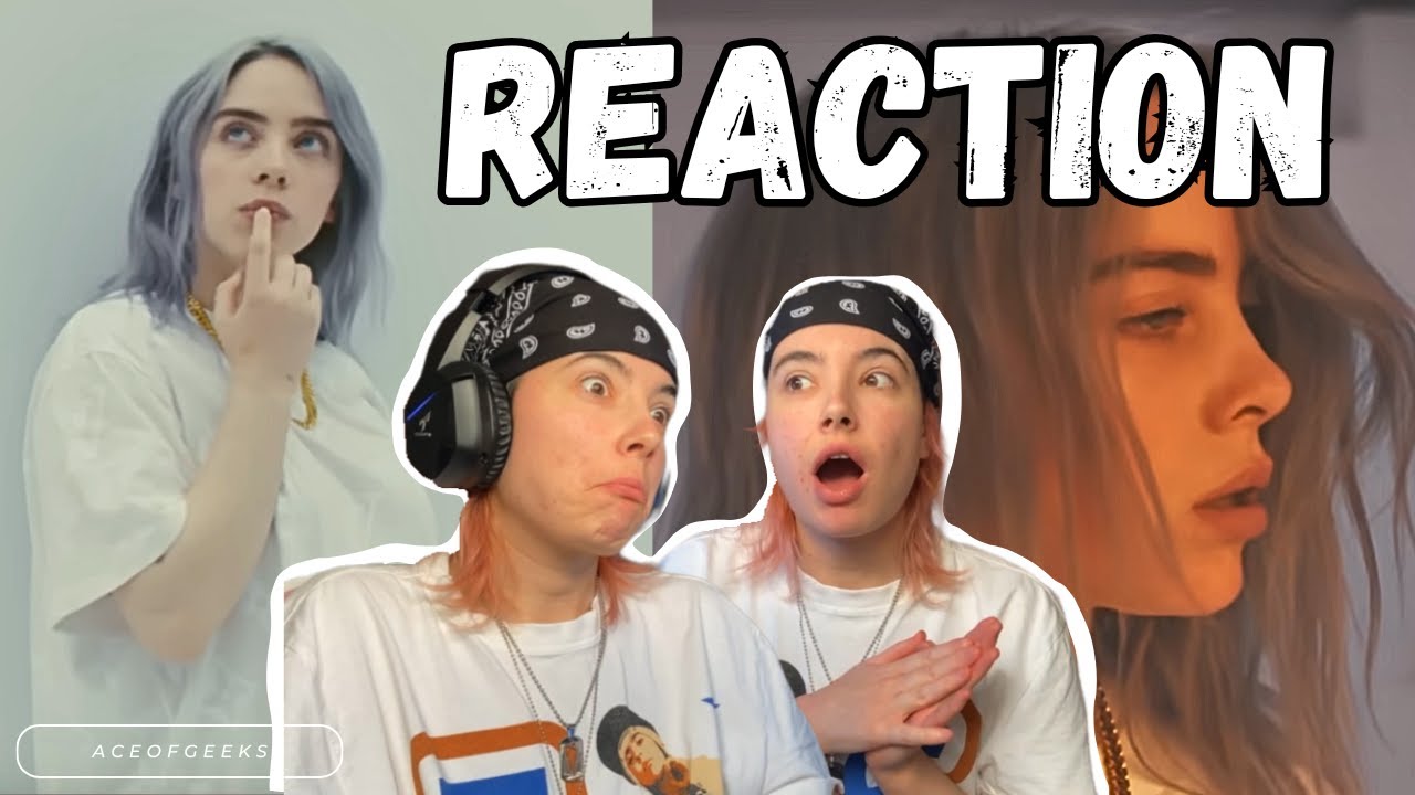new BILLIE EILISH fan reacts to the 'idontwannabeyouanymore' and 'hostage' music videos