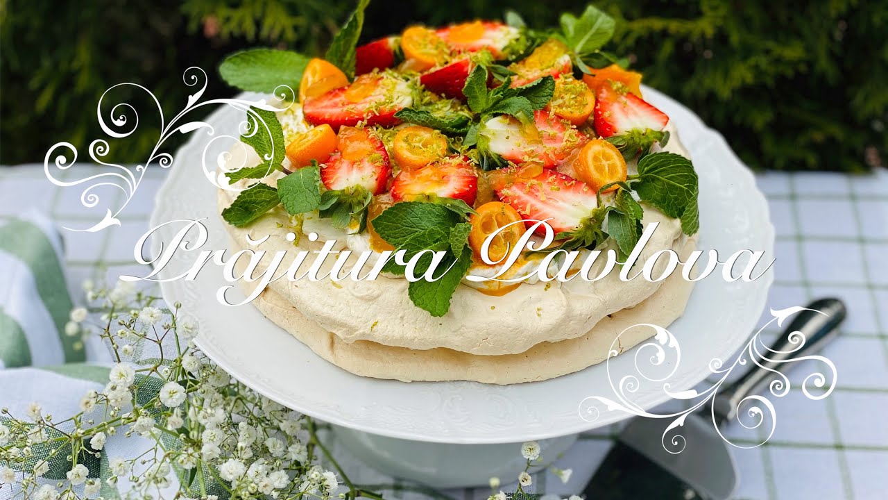 Prăjitura Pavlova | Gateste cu Nadia