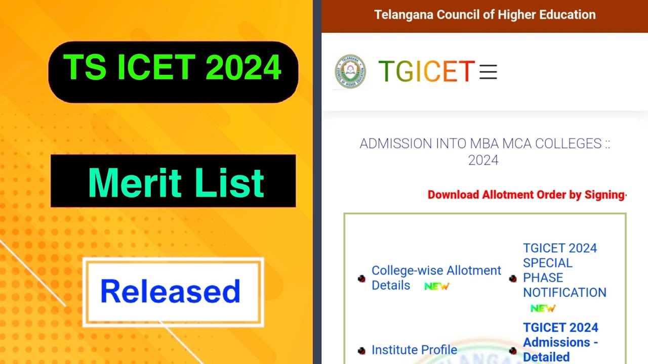 TS ICET 2024 Counseling Started | TS ICET 2024 Counseling Declared | MDE