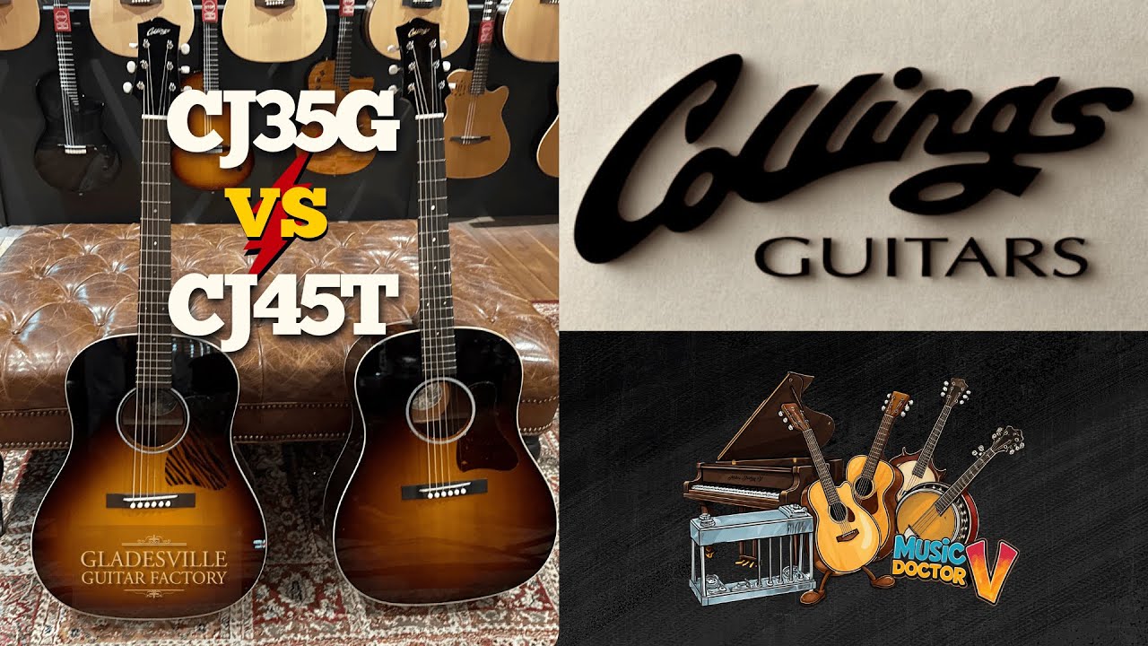 Collings - CJ35G vs CJ45T - Demo by Michael Varecka - Gladesville Guitar Factory