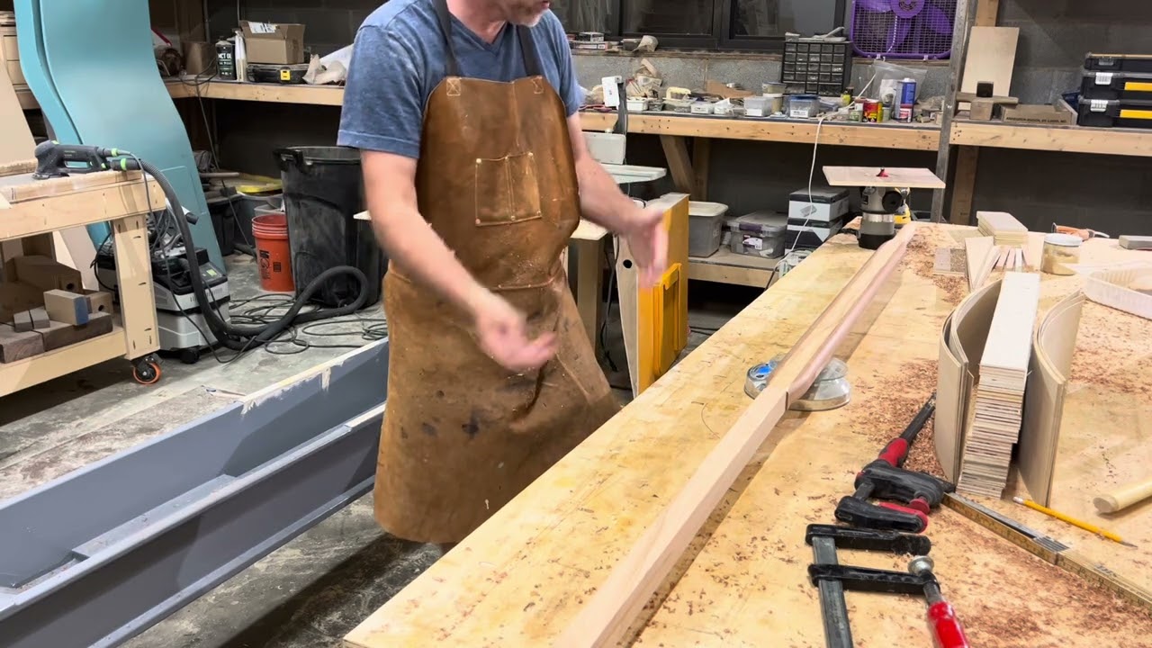 Making 9’ Hollow Wooden Rowing Oars Part 1