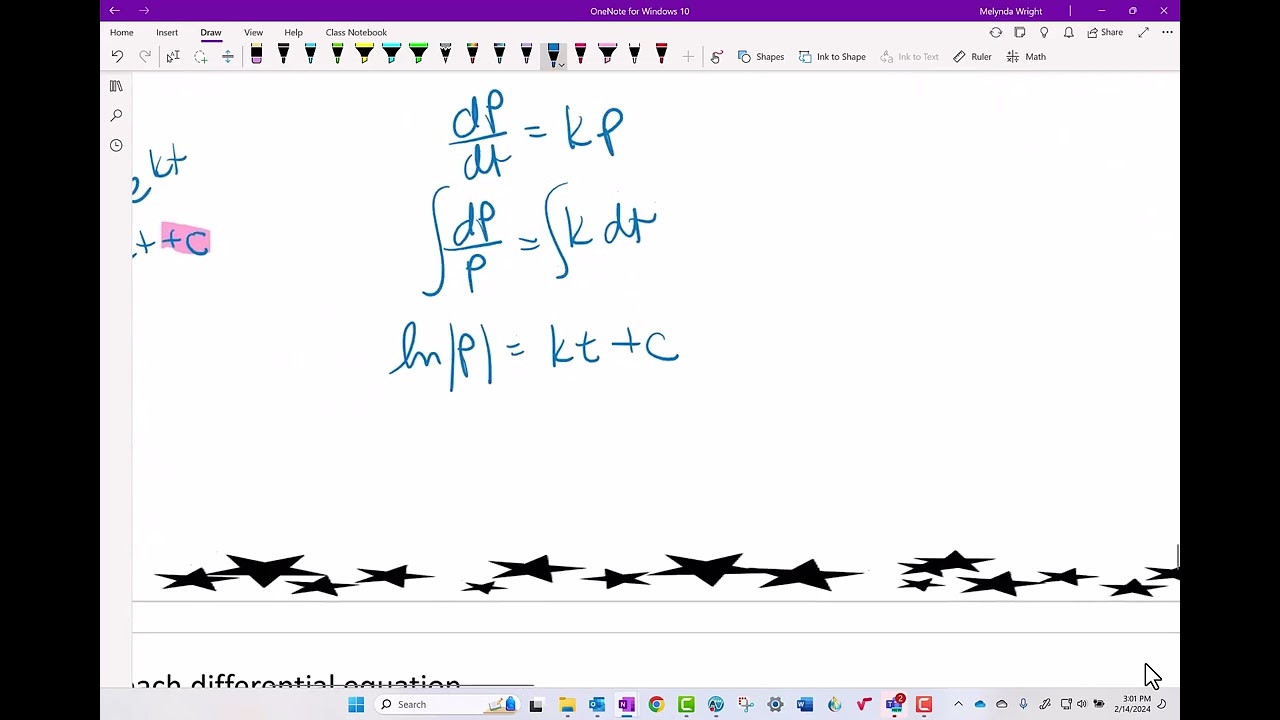 7.4 Exponential Models