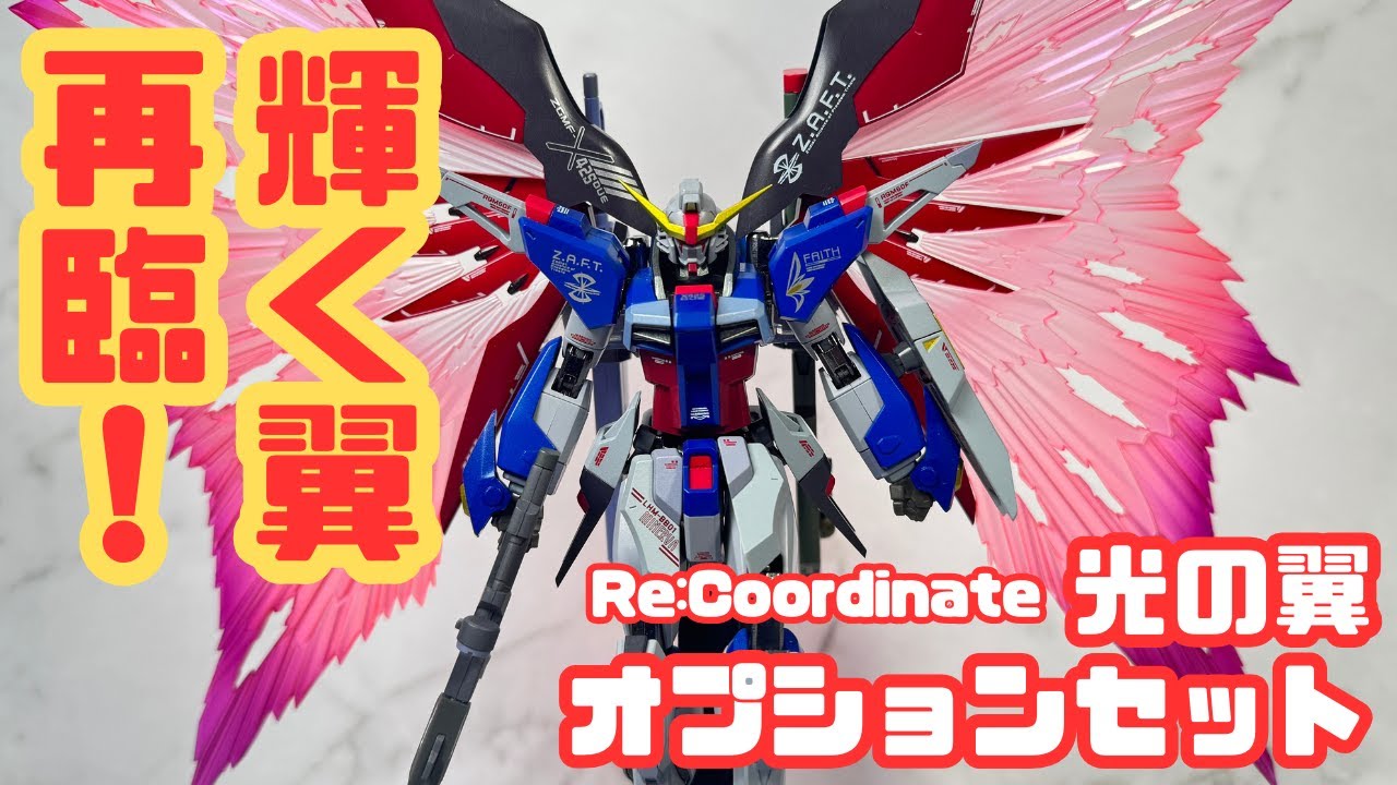 【徹底レビュー】メタルロボット魂 デスティニー Re:Coordinate 光の翼オプションセット！立体映えが凄すぎる…！
