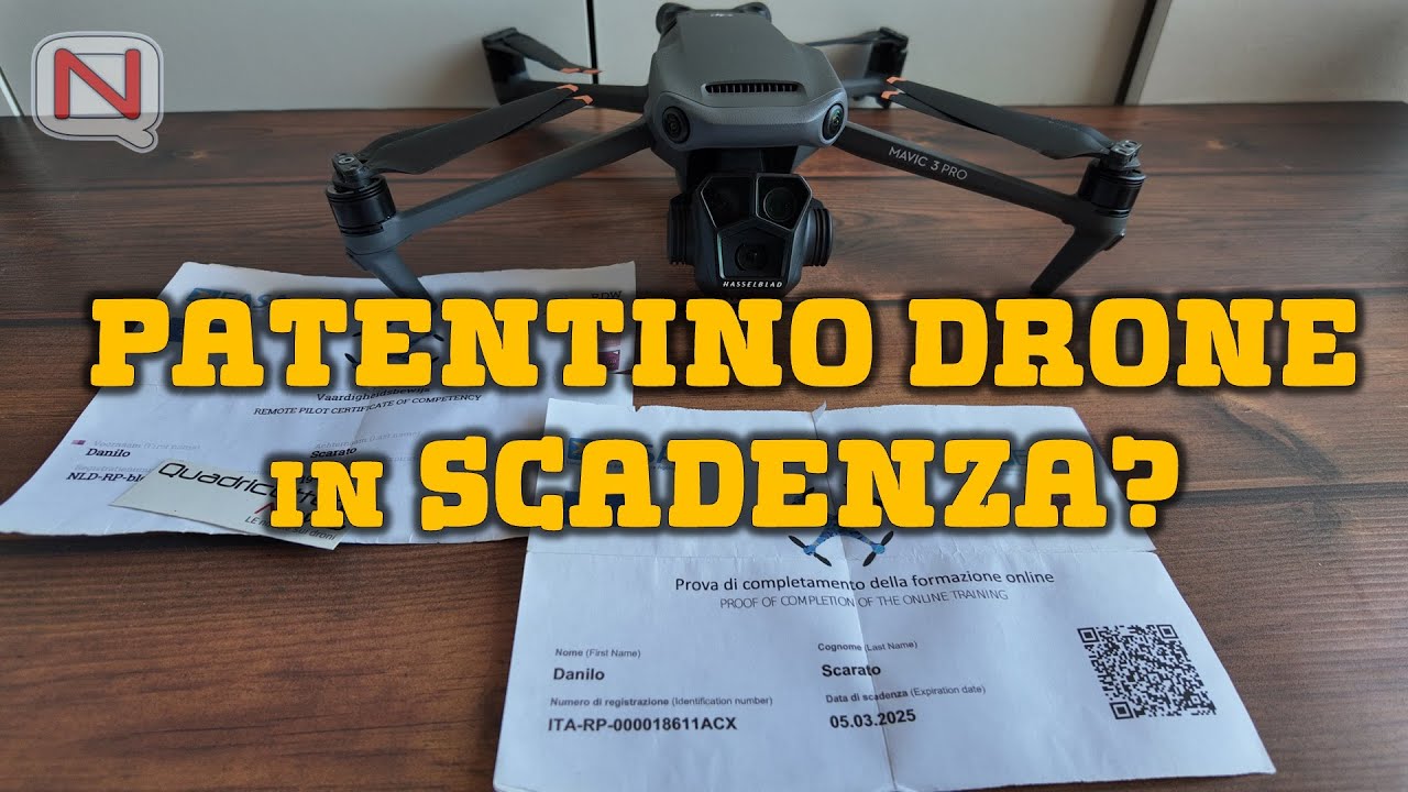 RINNOVO PATENTINO DRONE: info UFFICIALI ENAC ma attenzione A2 OLANDESE