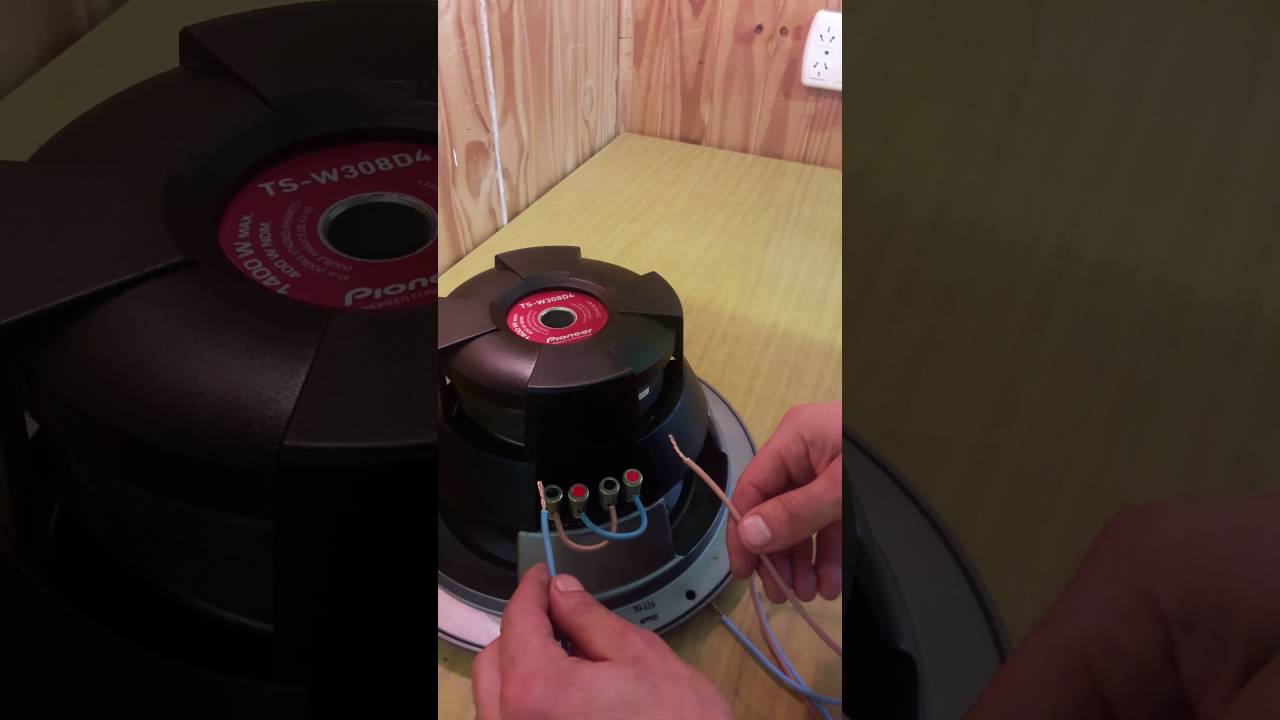maneras de conectar subwoofer de doble bobinas