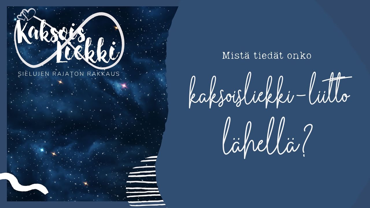 Mistä tiedät onko kaksoisliekki-liitto lähellä? 💖💖 Twin Flame Union