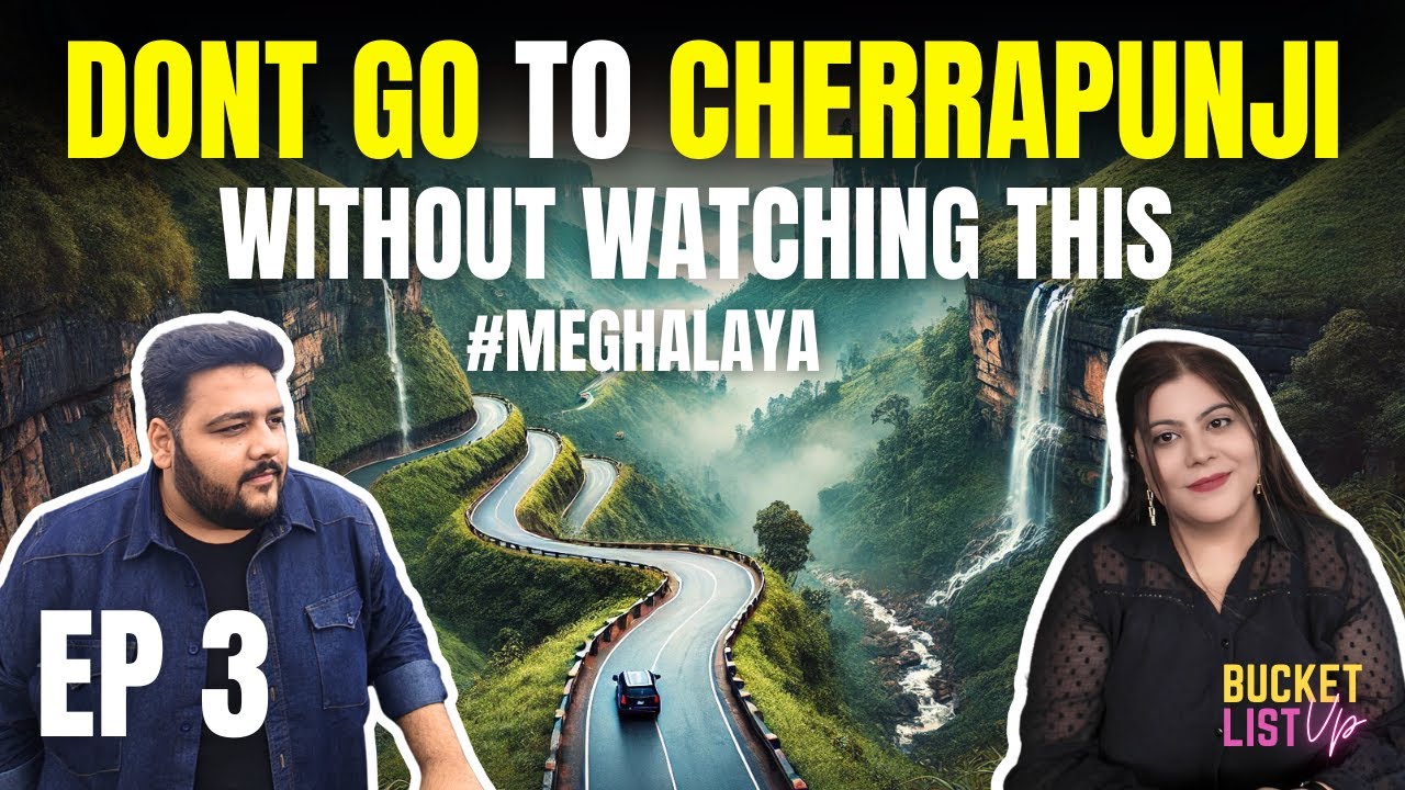 🚗 Shillong to Cherrapunji: EPIC Meghalaya Road Trip! 🌿💦 Laitlum Canyon, Seven Sisters Falls & More!