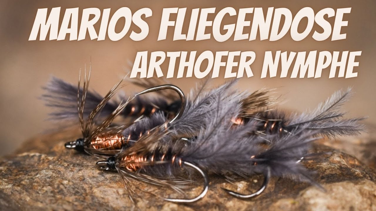 Marios Fliegendose - Arthofer Nymphe - Klassische Fliege binden