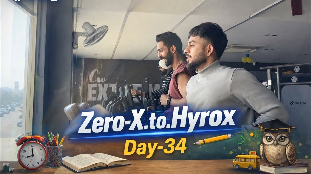 🔥 ZERO-X to HYROX — Day 33 | Fitness Transformation Journey Begins 🔥