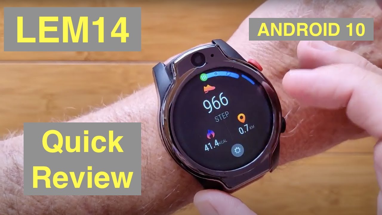 LEMFO LEM14 Android 10 MT6762 Dual Cameras 4GB/64GB 5ATM Waterproof 4G Smartwatch: Quick Overview