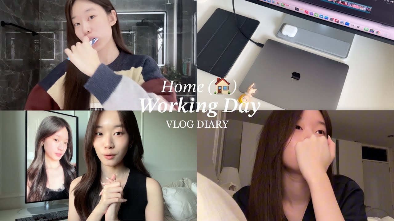 Another Home Working day 🏠🤍🧘🏻‍♀️ with BenQ MA270U | liewpanisa