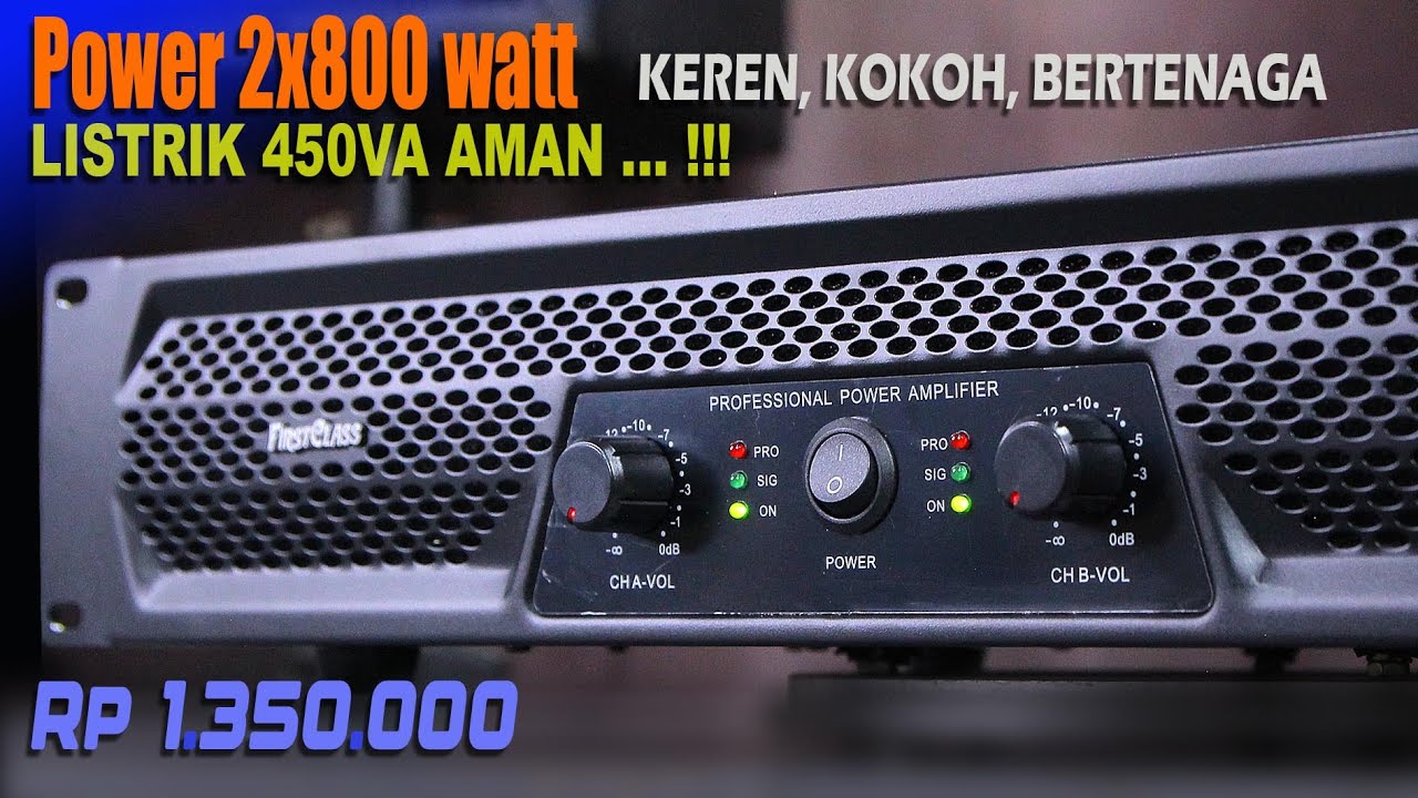 Power 2x800watt Terbaru, Kokoh, Mewah, Firstclass FC A2280