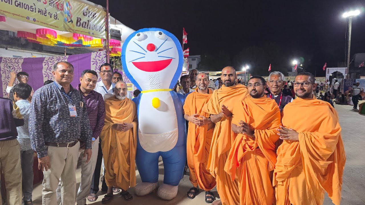 માનવ ઉત્કર્ષ મહોત્સવ BAPS સ્વામિનારાયણ મંદિર ઉપલેટા #viral #baps #youtubeshorts#youtube #video 