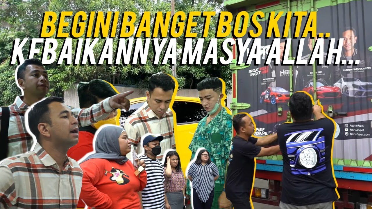 HADIAH THR PERTAMA DARI RAFFI UNTUK  NAGITA & KARYAWAN : BERLIAN, MOBIL SAMPAI VELG2NYA