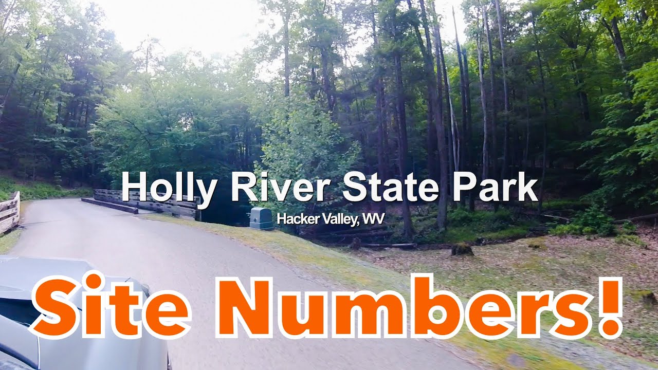 Holly River State Park Campground | Full Drive Through With Site Numbers!