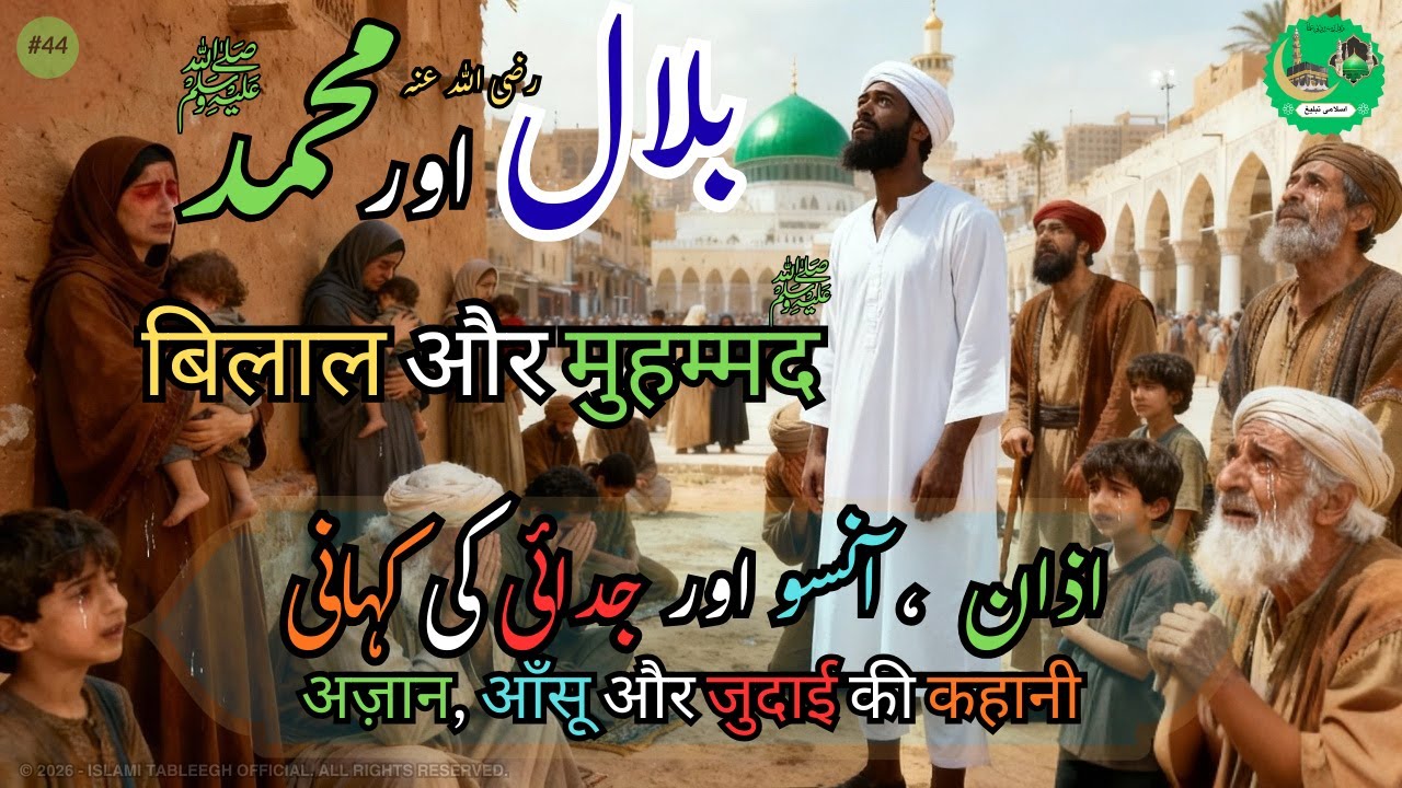hazrat muhammad saw aur hazrat bilal || youm e wisal hazrat bilal habshi #islam #islamic #youtube