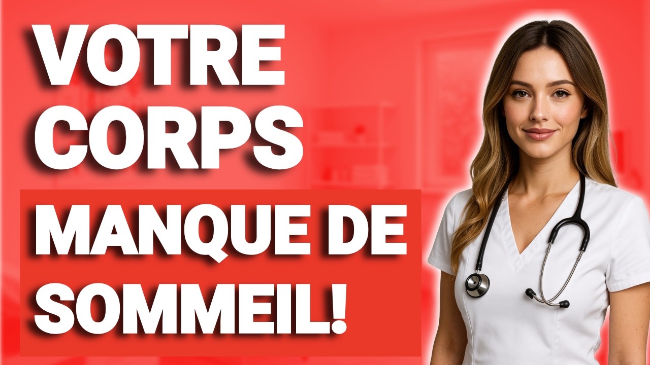 5 signes que votre corps manque de sommeil.