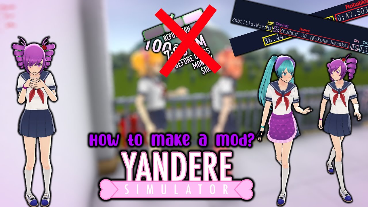 How to make a mod in Yandere Simulator?