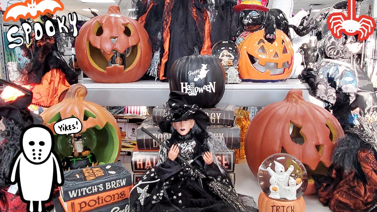 HALLOWEEN HUNTING MARSHALLS 99 CENT ONLY STORE ROSS TUESDAY MORNING HALLOWEEN DECOR HOMEGOODS 2021